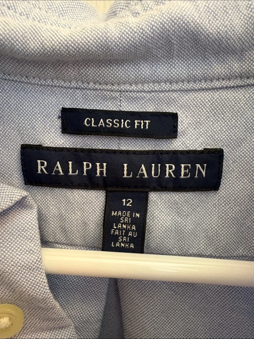 Ralph Lauren Boys Button-Down Shirts Pink, Blue, White Stripe size 12 lot of 3!